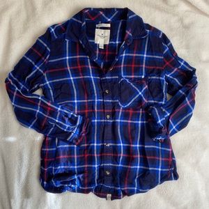 American Eagle | Boyfriend Plaid Shirt size S